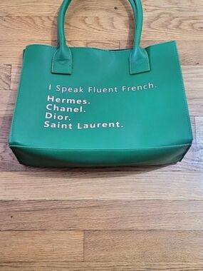 Green Tote Size One Size